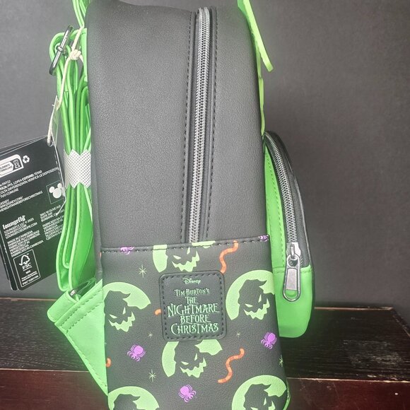 NWT Loungefly The Nightmare Before Christmas Oogie Boogie Metallic mini backpack - Picture 2 of 3